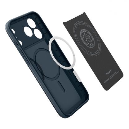 Качествен тънък матиран кейс с MagSafe за iPhone 18 Pro Max, iPhone 17 Pro Max - Spigen Thin Fit MagSafe Case (тъмносив) 8