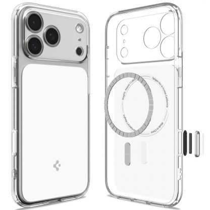 Хибриден кейс с висока степен на защита за iPhone 18 Pro Max, iPhone 17 Pro Max - Spigen Ultra Hybrid T MagSafe Case (прозрачен) 2