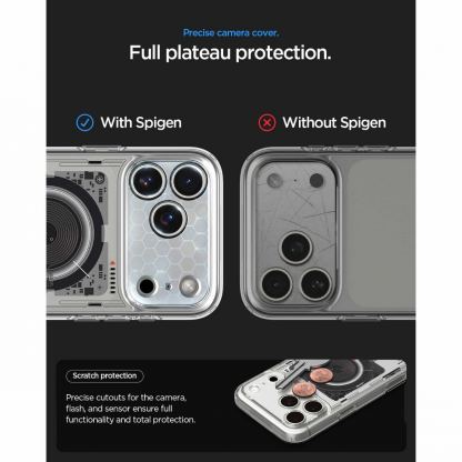 Хибриден кейс с висока степен на защита с MagSafe за iPhone 18 Pro, iPhone 17 Pro - Spigen Ultra Hybrid MagSafe Neo One Case (прозрачен) 12