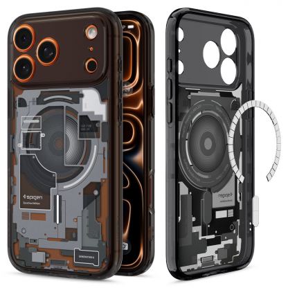 Хибриден кейс с висока степен на защита с MagSafe за iPhone 18 Pro, iPhone 17 Pro - Spigen Ultra Hybrid MagSafe Zero One Case (черен) 2