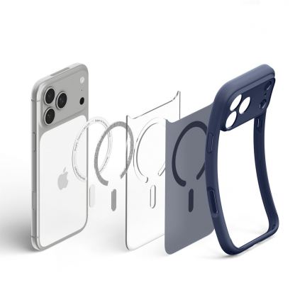Хибриден кейс с висока степен на защита с MagSafe за iPhone 18 Pro Max, iPhone 17 Pro Max - Spigen Ultra Hybrid MagSafe Case (син) 8