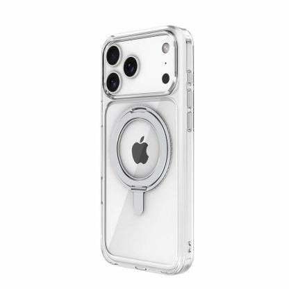 Хибриден удароустойчив кейс с MagSafe и вградена поставка за iPhone 18 Pro, iPhone 17 Pro - Prodigee Teek360 M Stand Case (прозрачен) 6