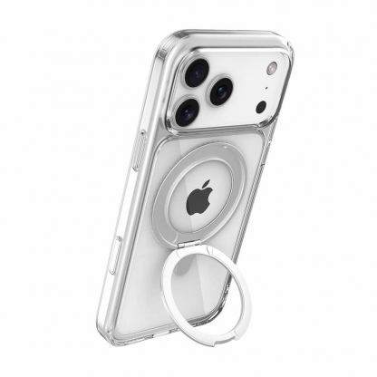 Хибриден удароустойчив кейс с MagSafe и вградена поставка за iPhone 18 Pro, iPhone 17 Pro - Prodigee Teek360 M Stand Case (прозрачен) 7