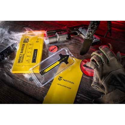 Калено стъклено защитно покритие за дисплея на iPhone 18 Pro Max, iPhone 17 Pro Max - Tactical Impact Barrier for Rookies (прозрачен-черен) 6