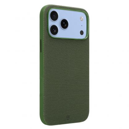 Текстилен калъф с MagSafe за iPhone 18 Pro, iPhone 17 Pro - Tactical MagForce WEARe Cover (зелен) 3