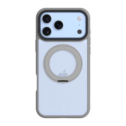  Хибриден удароустойчив кейс с MagSafe за iPhone 18 Pro, iPhone 17 Pro - Tactical MagForce Hyperstand Cover (light grey) 2