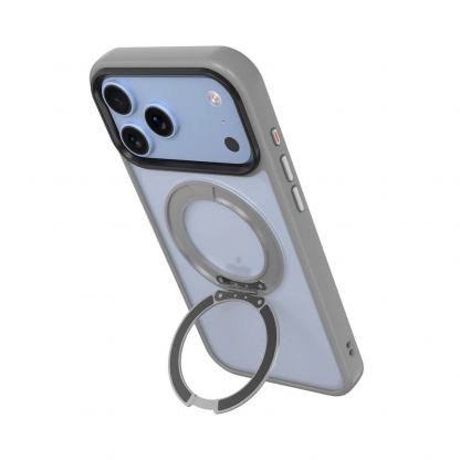  Хибриден удароустойчив кейс с MagSafe за iPhone 18 Pro, iPhone 17 Pro - Tactical MagForce Hyperstand Cover (light grey) 4