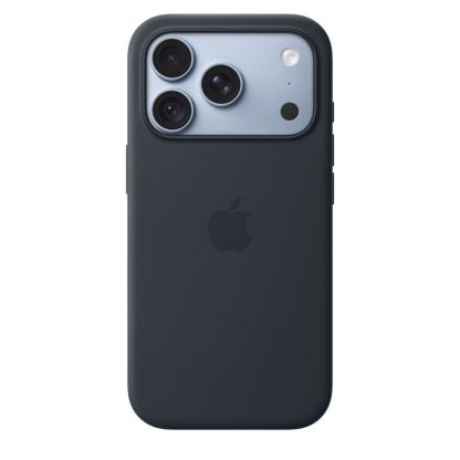 Оригинален силиконов кейс с MagSafe за iPhone 18 Pro, iPhone 17 Pro - Apple Silicone Case with MagSafe Navy Blue 2