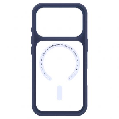  Хибриден удароустойчив кейс с MagSafe за iPhone 18 Pro, iPhone 17 Pro - Tactical MagForce Hyperstealth 3.0 Cover (deep blue) 2