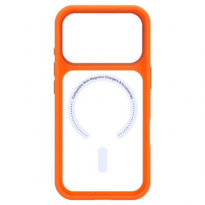 Хибриден удароустойчив кейс с MagSafe за iPhone 18 Pro Max, iPhone 17 Pro Max - Tactical MagForce Hyperstealth 3.0 Cover (orange) 2