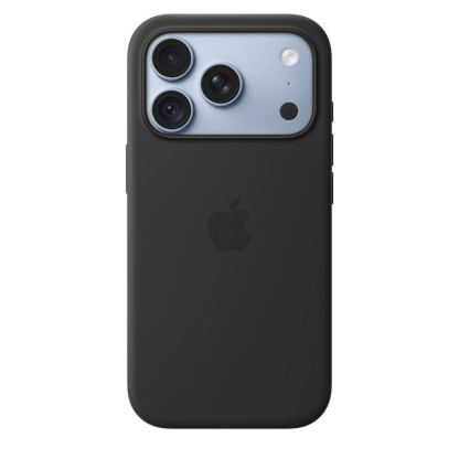 Оригинален силиконов кейс с MagSafe за iPhone 18 Pro, iPhone 17 Pro - Apple Silicone Case with MagSafe Black 2