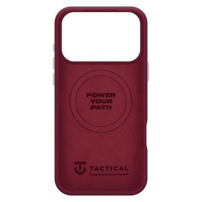 Силиконов калъф с MagSafe за iPhone 18 Pro, iPhone 17 Pro - Tactical MagForce Velvet Smoothie 2.0 Cover Case (burgundy) 2