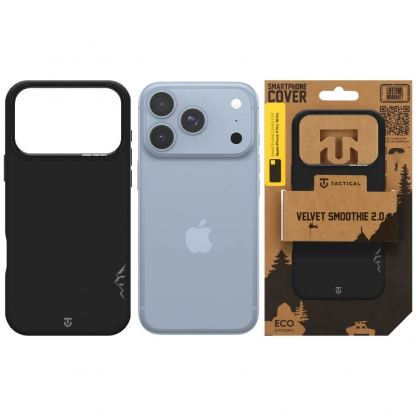 Силиконов калъф с MagSafe за iPhone 18 Pro, iPhone 17 Pro - Tactical MagForce Velvet Smoothie 2.0 Cover Case (asphalt) 6