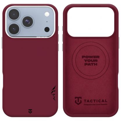 Силиконов калъф с MagSafe за iPhone 18 Pro Max, iPhone 17 Pro Max - Tactical MagForce Velvet Smoothie 2.0 Cover Case (burgundy) 5