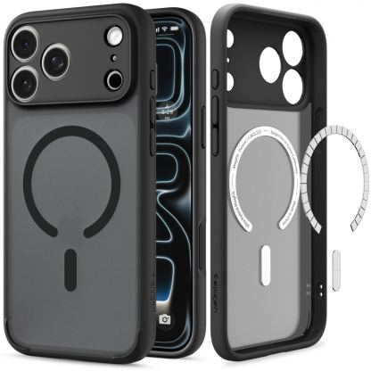 Хибриден кейс с висока степен на защита с MagSafe за iPhone 18 Pro, iPhone 17 Pro - Spigen Ultra Hybrid MagSafe Case (черен-мат) 2