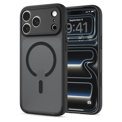 Хибриден кейс с висока степен на защита с MagSafe за iPhone 18 Pro, iPhone 17 Pro - Spigen Ultra Hybrid MagSafe Case (черен-мат) 3