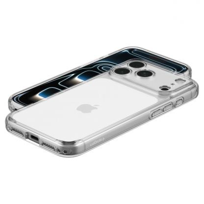 Хибриден кейс с висока степен на защита за iPhone 18 Pro Max, iPhone 17 Pro Max - Spigen Ultra Hybrid Case (прозрачен-бял) 5