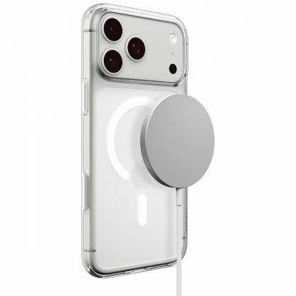  Тънък силиконов (TPU) калъф с MagSafe за iPhone 18 Pro Max, iPhone 17 Pro Max - Spigen Liquid Crystal MagSafe Case (прозрачен-бял) 4