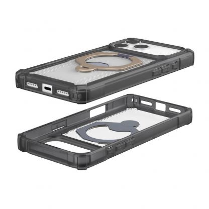 Удароустойчив хибриден кейс с MagSafe за iPhone 18 Pro Max, iPhone 17 Pro Max - UAG Plasma XTE 360 MagSafe Case (ash-titanium) 9