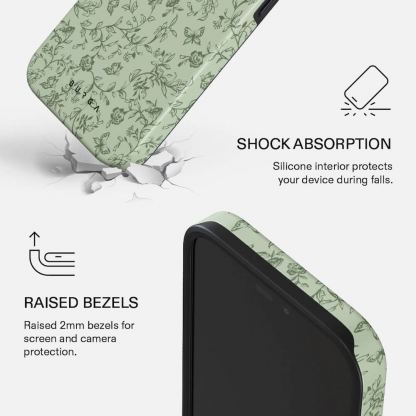 Дизайнерски хибриден удароустойчив кейс с MagSafe за iPhone 18 Pro Max - Burga Tough Magsafe Case (Lost in Thought) 4