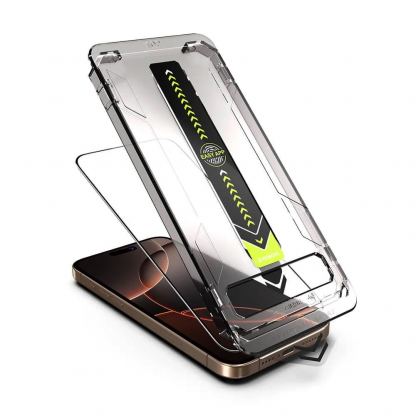 Стъклено защитно покритие за дисплея на iPhone 18 Pro, iPhone 17 Pro - Techsuit TitanGlass Full Cover Tempered Glass (прозрачен)  2