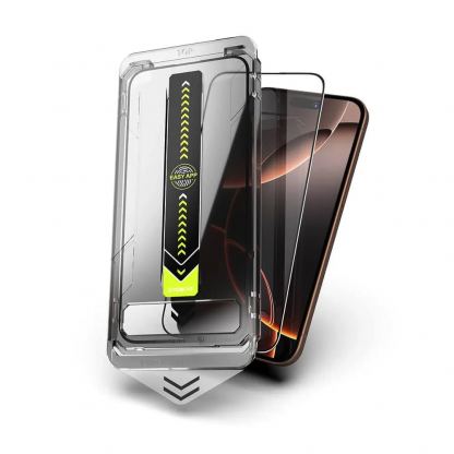  Стъклено защитно покритие за дисплея на iPhone 18 Pro, iPhone 17 Pro - Techsuit TitanGlass Full Cover Tempered Glass (прозрачен)  4