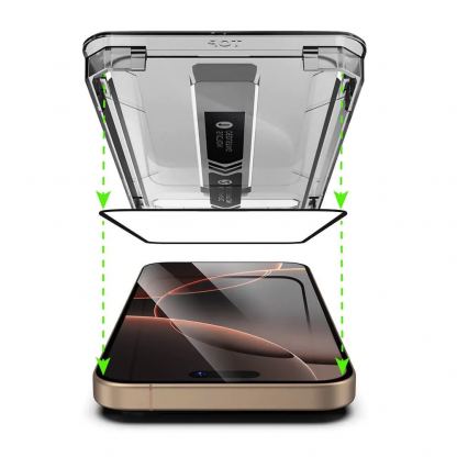  Стъклено защитно покритие за дисплея на iPhone 18 Pro, iPhone 17 Pro - Techsuit TitanGlass Full Cover Tempered Glass (прозрачен)  6