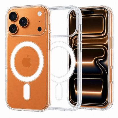 Хибриден удароустойчив кейс с MagSafe за iPhone 18 Pro Max, iPhone 17 Pro Max - Techsuit MagSafe Pro Hybrid Case (прозрачен) 2