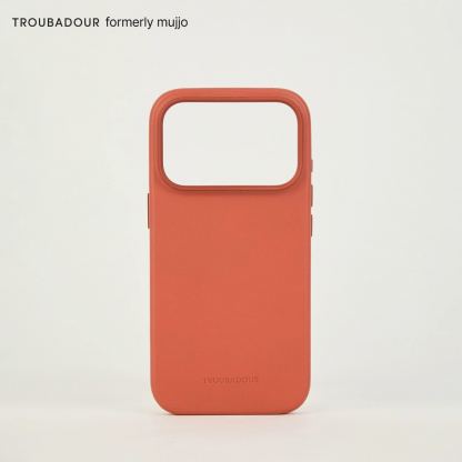 Премиум кожен (естествена кожа) кейс с MagSafe за iPhone 18 Pro, iPhone 17 Pro - Troubadour Full Leather MagSafe Case (terracotta) 5
