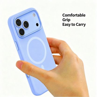 Силиконов (TPU) калъф с MagSafe за iPhone 18 Pro, iPhone 17 Pro - Mutural Pure Soft Silicone MagSafe Case (light blue) 3