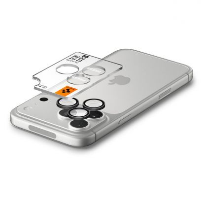 2 комплекта предпазни стъклени лещи за камерата на iPhone 18 Pro Max, iPhone 18 Pro - Spigen Glass tR EZ Fit Optik Pro Lens Protector 2 Pack (black) 6
