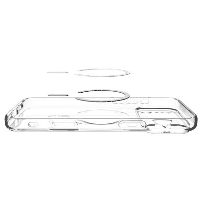 Хибриден кейс с висока степен на защита с MagSafe за iPhone 18 Pro, iPhone 17 Pro - Spigen Ultra Hybrid MagSafe Case (clear deep blue) 9