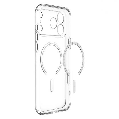 Хибриден кейс с висока степен на защита с MagSafe за iPhone 18 Pro, iPhone 17 Pro - Spigen Ultra Hybrid MagSafe Case (clear deep blue) 13