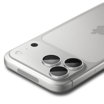 2 комплекта предпазни стъклени лещи за камерата на iPhone 18 Pro Max, iPhone 18 Pro - Spigen Glass tR EZ Fit Optik Pro Lens Protector 2 Pack (silver) 5