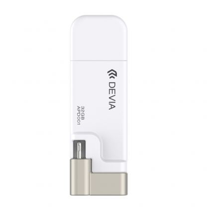 Devia iBox Drive 32GB - външна памет за iPhone, iPad, iPod с Lightning (32GB) (бял) 5