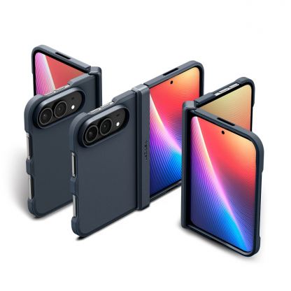 Хибриден кейс с най-висока степен на защита за iPhone Duo - Spigen Tough Armor Pro MagSafe Case (metal slate) 5