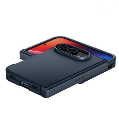 Хибриден кейс с най-висока степен на защита за iPhone Duo - Spigen Tough Armor Pro MagSafe Case (metal slate) 7