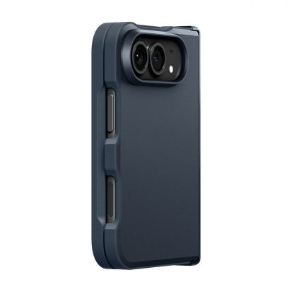 Хибриден кейс с най-висока степен на защита за iPhone Duo - Spigen Tough Armor Pro MagSafe Case (metal slate) 9