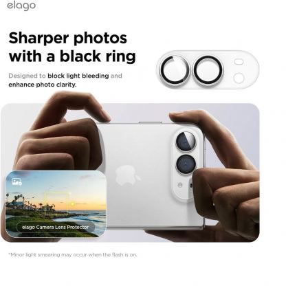 Предпазна плочка за камерата на iPhone Duo - Elago Tempered Glass Camera Lens Protector (clear) 4