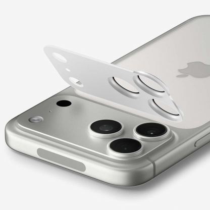 Предпазна плочка за камерата на iPhone 18 Pro Max - Spigen Glass tR EZ Fit Optik Pro XL (silver) 7