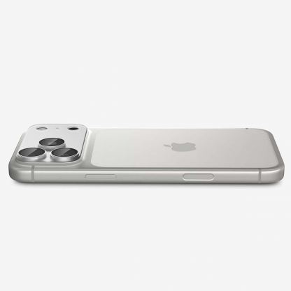 Предпазна плочка за камерата на iPhone 18 Pro Max - Spigen Glass tR EZ Fit Optik Pro XL (silver) 8