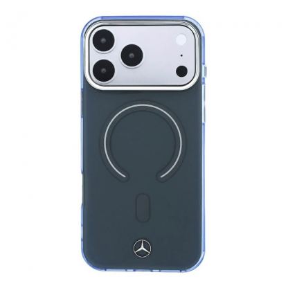 Дизайнерски хибриден кейс с MagSafe за iPhone 18 Pro Max - Mercedes PC TPU Double Layer MagSafe Case (аnthracite-blue) 3
