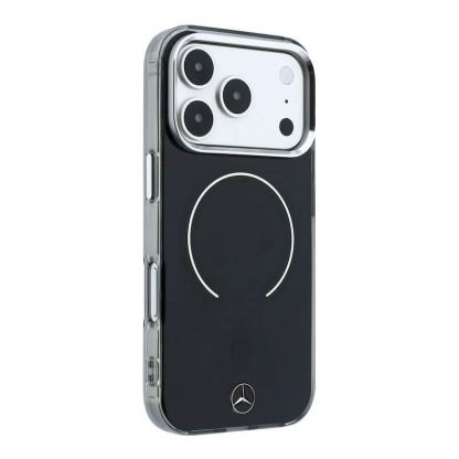 Дизайнерски хибриден кейс с MagSafe за iPhone 18 Pro Max - Mercedes PC TPU Double Layer MagSafe Case (black-anthracite) 4