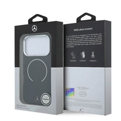 Дизайнерски хибриден кейс с MagSafe за iPhone 18 Pro Max - Mercedes PC TPU Double Layer MagSafe Case (black-anthracite) 7