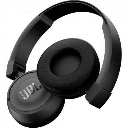 JBL T450 BT - безжични Bluetooth слушалки с микрофон за iPhone, iPod, iPad и мобилни устройства (черни) 2