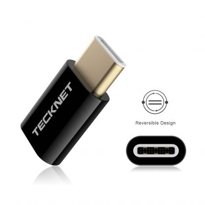 TeckNet TF001 USB-C Male to MicroUSB Adapter - microUSB адаптер за MacBook 12 и устройства с USB-C порт 3