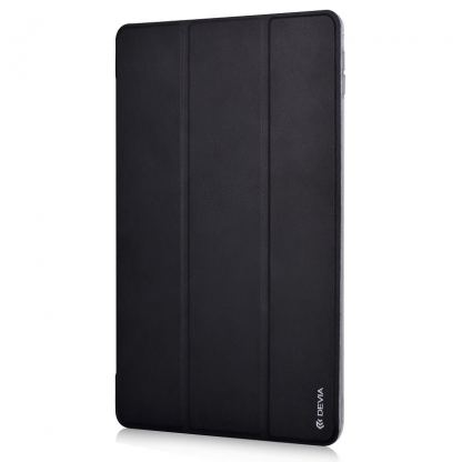 Devia Light Grace Case - кожен калъф и поставка за iPad mini 4 (черен) 2