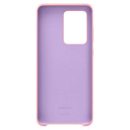 Samsung Silicone Cover Case EF-PG988TP - оригинален силиконов кейс за Samsung Galaxy S20 Ultra (розов) 2