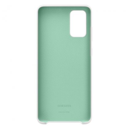 Samsung Silicone Cover Case EF-PG985TW - оригинален силиконов кейс за Samsung Galaxy S20 Plus (бял) 2