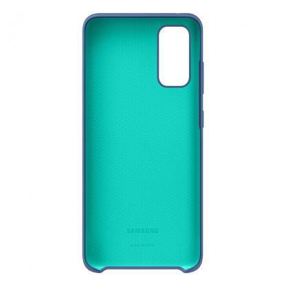 Samsung Silicone Cover Case EF-PG980TN - оригинален силиконов кейс за Samsung Galaxy S20 (тъмносин) 2